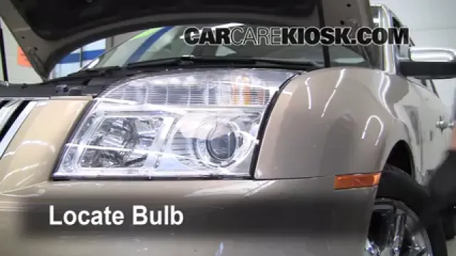 2008 Mercury Sable Premier 3.5L V6 Éclairage Feux de route (remplacer l'ampoule)